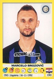 Sticker Marcelo Brozovic - Calciatori 2018-2019 n. 244 - Panini