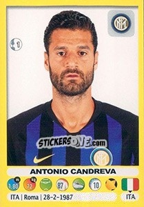 Cromo Antonio Candreva - Calciatori 2018-2019 - Panini