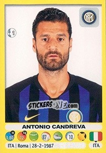 Sticker Antonio Candreva - Calciatori 2018-2019 n. 247 - Panini