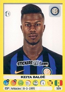 Sticker Keita Baldé - Calciatori 2018-2019 - Panini