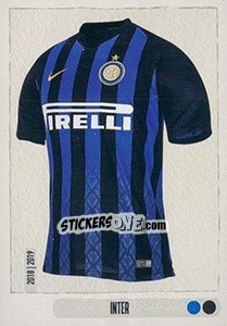 Sticker Maglia Inter - Calciatori 2018-2019 n. 253 - Panini