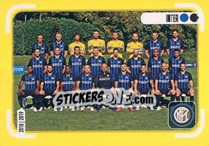 Figurina Squadra Inter - Calciatori 2018-2019 - Panini