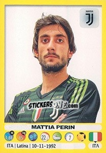Sticker Mattia Perin - Calciatori 2018-2019 n. 258 - Panini