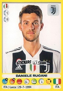 Sticker Daniele Rugani - Calciatori 2018-2019 n. 263 - Panini