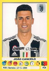 Sticker João Cancelo - Calciatori 2018-2019 n. 264 - Panini