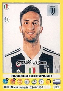 Cromo Rodrigo Bentancur - Calciatori 2018-2019 - Panini