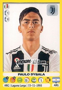 Sticker Paulo Dybala - Calciatori 2018-2019 - Panini