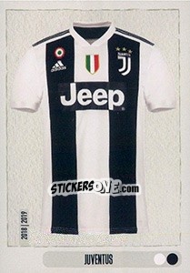 Sticker Maglia Juventus - Calciatori 2018-2019 n. 282 - Panini