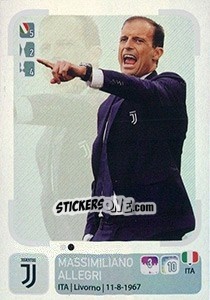 Sticker Massimiliano Allegri (Allenatore) - Calciatori 2018-2019 n. 284 - Panini