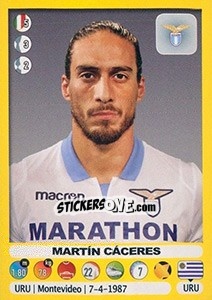 Sticker Martín Cáceres - Calciatori 2018-2019 - Panini