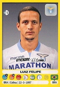 Sticker Luiz Felipe - Calciatori 2018-2019 - Panini