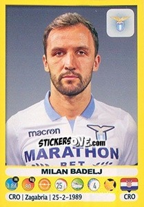 Sticker Milan Badelj - Calciatori 2018-2019 n. 300 - Panini