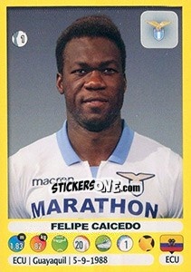 Figurina Felipe Caicedo - Calciatori 2018-2019 - Panini