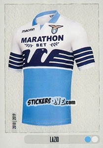 Sticker Maglia Lazio - Calciatori 2018-2019 - Panini