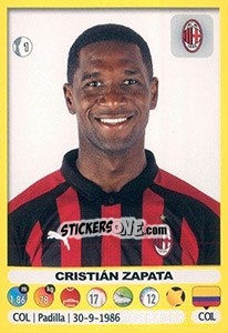 Sticker Cristián Zapata - Calciatori 2018-2019 - Panini