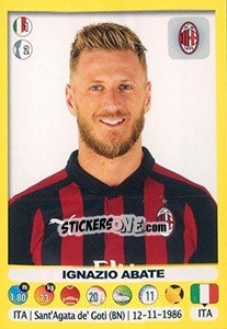 Sticker Ignazio Abate - Calciatori 2018-2019 - Panini