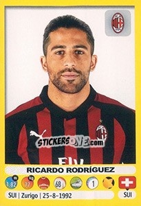 Sticker Ricardo Rodríguez - Calciatori 2018-2019 n. 323 - Panini