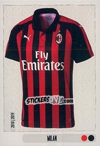 Cromo Maglia Milan - Calciatori 2018-2019 - Panini