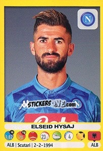 Sticker Elseid Hysaj - Calciatori 2018-2019 - Panini