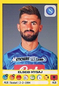 Sticker Elseid Hysaj - Calciatori 2018-2019 n. 346 - Panini