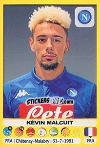 Sticker Kévin Malcuit - Calciatori 2018-2019 n. 347 - Panini