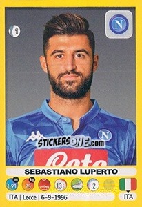 Sticker Sebastiano Luperto - Calciatori 2018-2019 - Panini