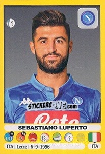 Sticker Sebastiano Luperto - Calciatori 2018-2019 n. 352 - Panini