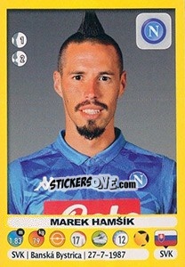 Sticker Marek Hamšík - Calciatori 2018-2019 - Panini