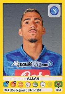 Figurina Allan - Calciatori 2018-2019 - Panini