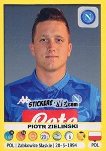 Sticker Piotr Zieliński - Calciatori 2018-2019 n. 358 - Panini