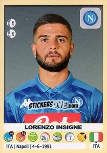 Sticker Lorenzo Insigne - Calciatori 2018-2019 n. 362 - Panini