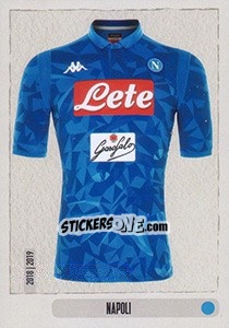 Sticker Maglia Napoli - Calciatori 2018-2019 - Panini