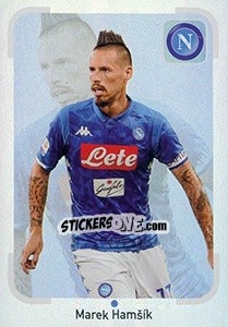Sticker Napoli (Hamšík) - Calciatori 2018-2019 - Panini