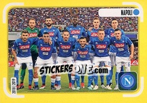 Figurina Squadra Napoli - Calciatori 2018-2019 - Panini