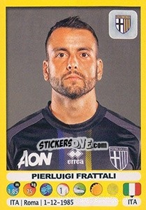 Figurina Pierluigi Frattali - Calciatori 2018-2019 - Panini