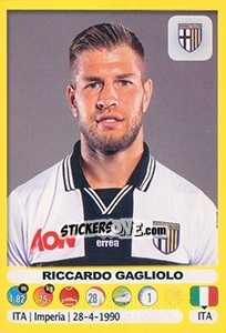Cromo Riccardo Gagliolo - Calciatori 2018-2019 - Panini