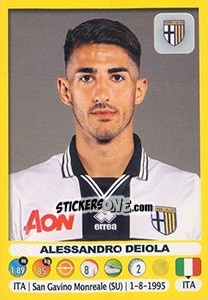 Sticker Alessandro Deiola - Calciatori 2018-2019 n. 381 - Panini