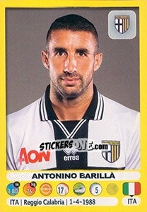 Cromo Antonino Barillà - Calciatori 2018-2019 - Panini