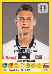 Cromo Leo Štulac - Calciatori 2018-2019 - Panini