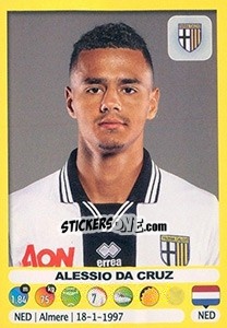 Cromo Alessio Da Cruz - Calciatori 2018-2019 - Panini