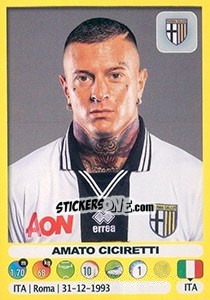 Sticker Amato Ciciretti - Calciatori 2018-2019 n. 387 - Panini