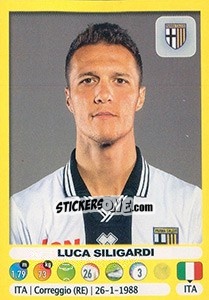 Sticker Luca Siligardi - Calciatori 2018-2019 n. 388 - Panini