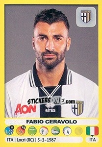 Sticker Fabio Ceravolo - Calciatori 2018-2019 n. 390 - Panini