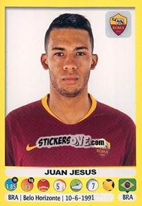 Sticker Juan Jesus - Calciatori 2018-2019 n. 401 - Panini