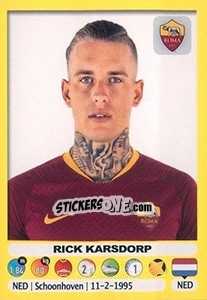 Sticker Rick Karsdorp - Calciatori 2018-2019 n. 404 - Panini