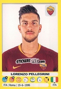 Figurina Lorenzo Pellegrini - Calciatori 2018-2019 - Panini