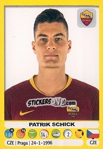 Sticker Patrik Schick - Calciatori 2018-2019 n. 419 - Panini