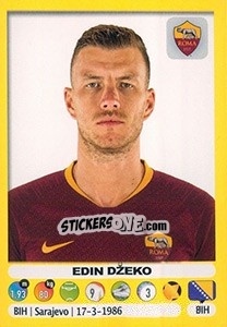 Sticker Edin Džeko - Calciatori 2018-2019 n. 420 - Panini
