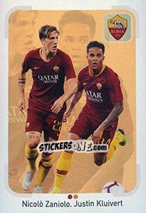 Sticker Roma (Zaniolo / Kluivert) - Calciatori 2018-2019 n. 422 - Panini