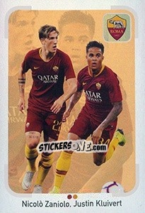 Cromo Roma (Zaniolo / Kluivert) - Calciatori 2018-2019 - Panini